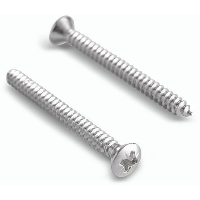 Raised Flat Head Self Tapping Screws